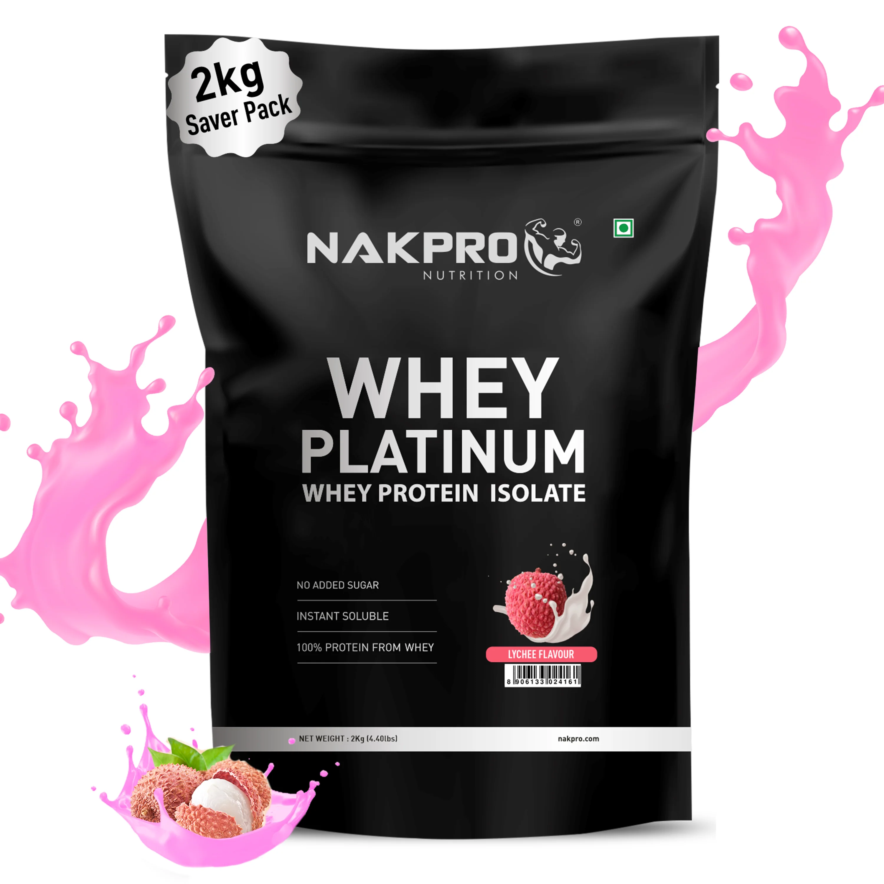 Nakpro Platinum Raw Whey Protein Isolate | 90g Protein | Clean Unflavored Whey Protein | Trustified Certified - Image 22