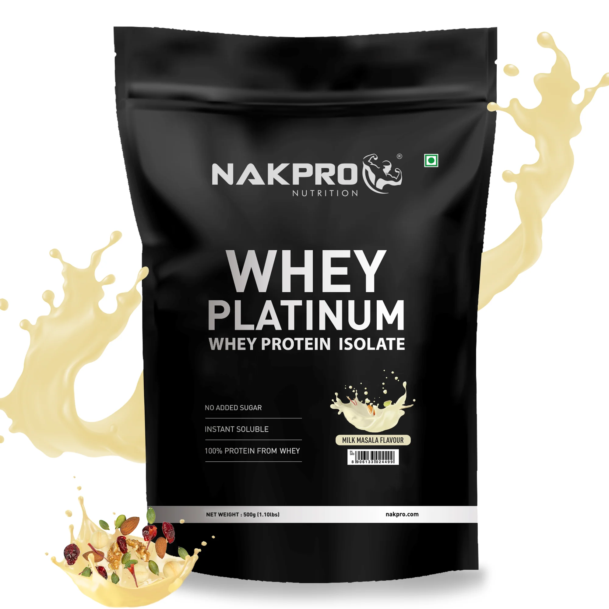 Nakpro Platinum Raw Whey Protein Isolate | 90g Protein | Clean Unflavored Whey Protein | Trustified Certified - Image 28