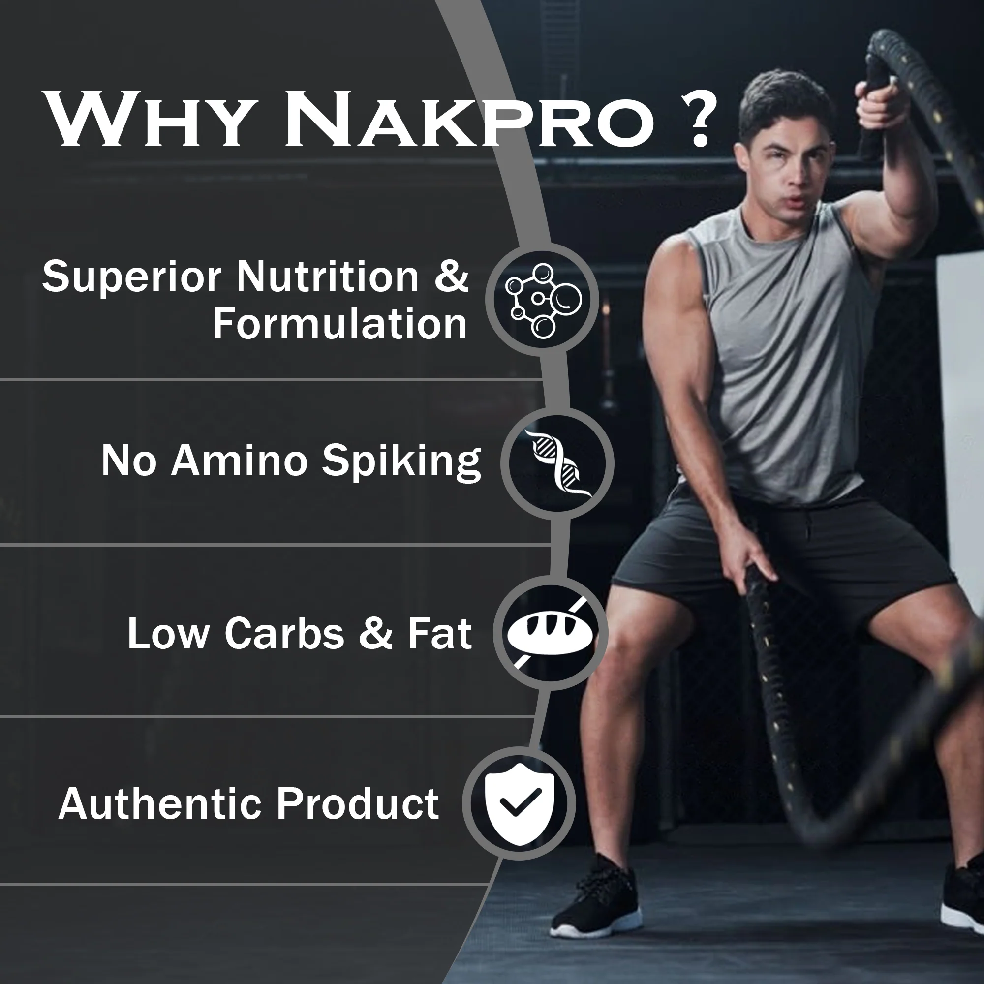 Nakpro Platinum Raw Whey Protein Isolate | 90g Protein | Clean Unflavored Whey Protein | Trustified Certified - Image 39