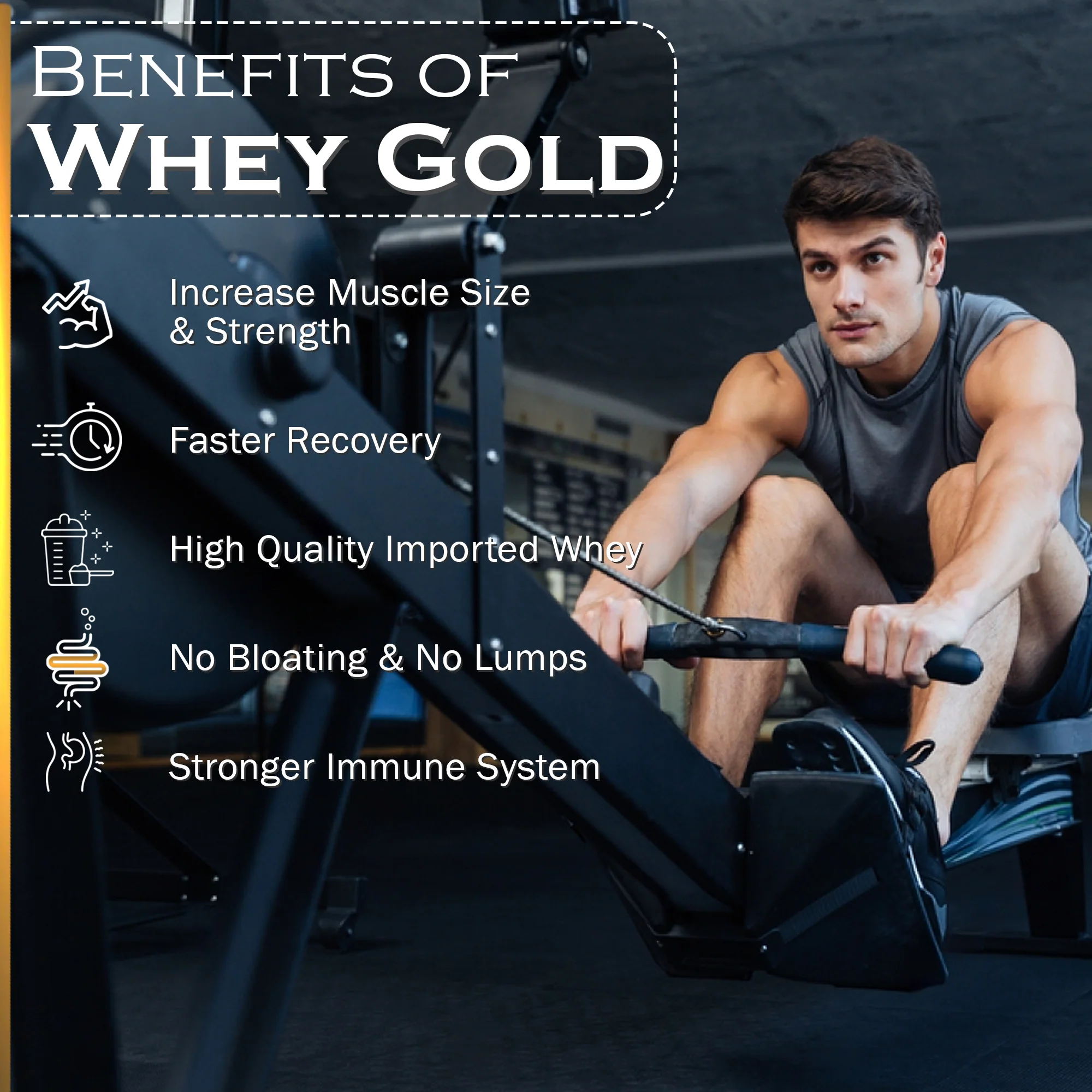 Nakpro Whey Gold Protein Concentrate | 80g Protein | Clean Unflavored Whey Protein | Trustified Certified - Image 10