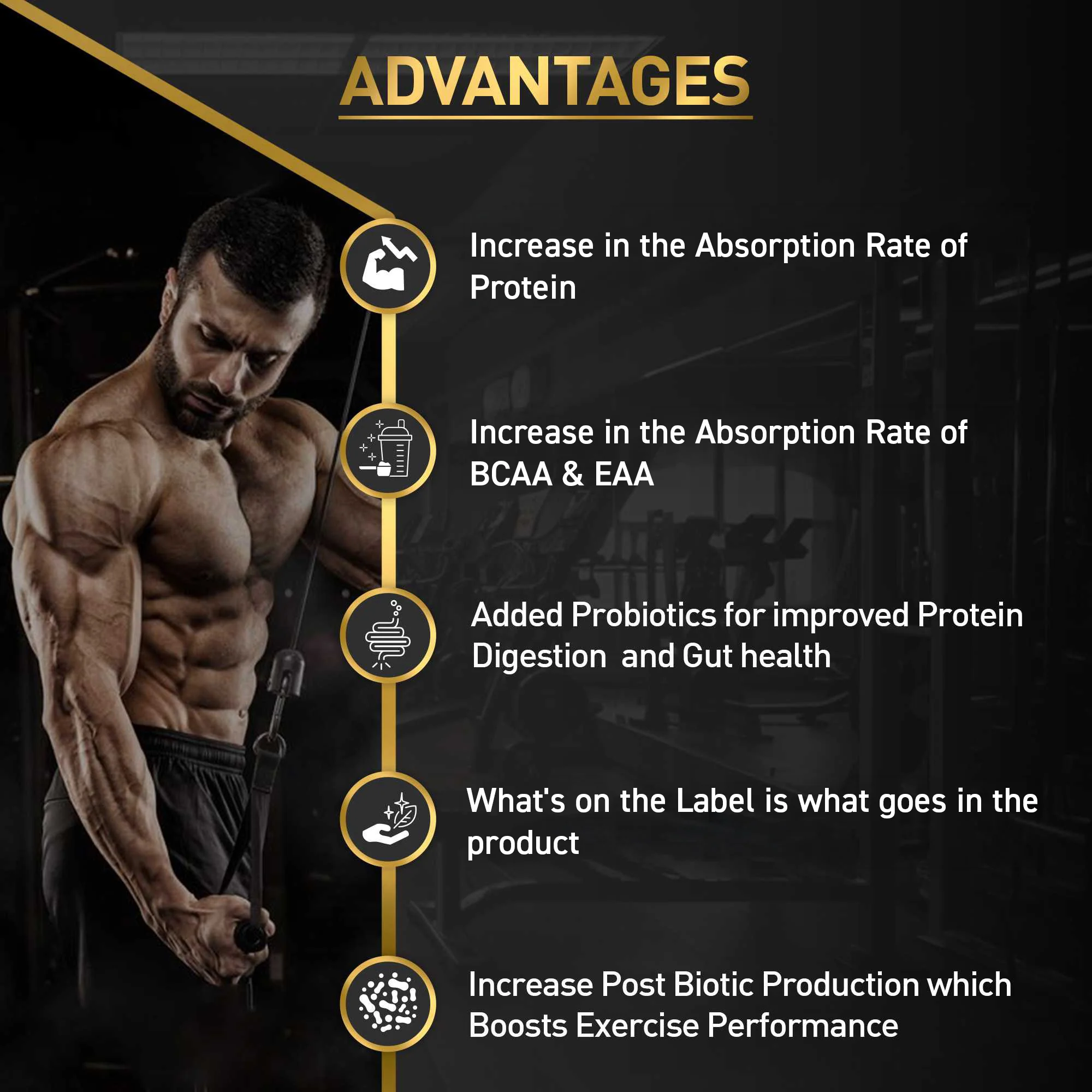 Nakpro Wheyzyme Absorption Whey Protein (Isolate & Concentrate) | 73g Protein | Added Probiotics | Trustified Certified - Image 57